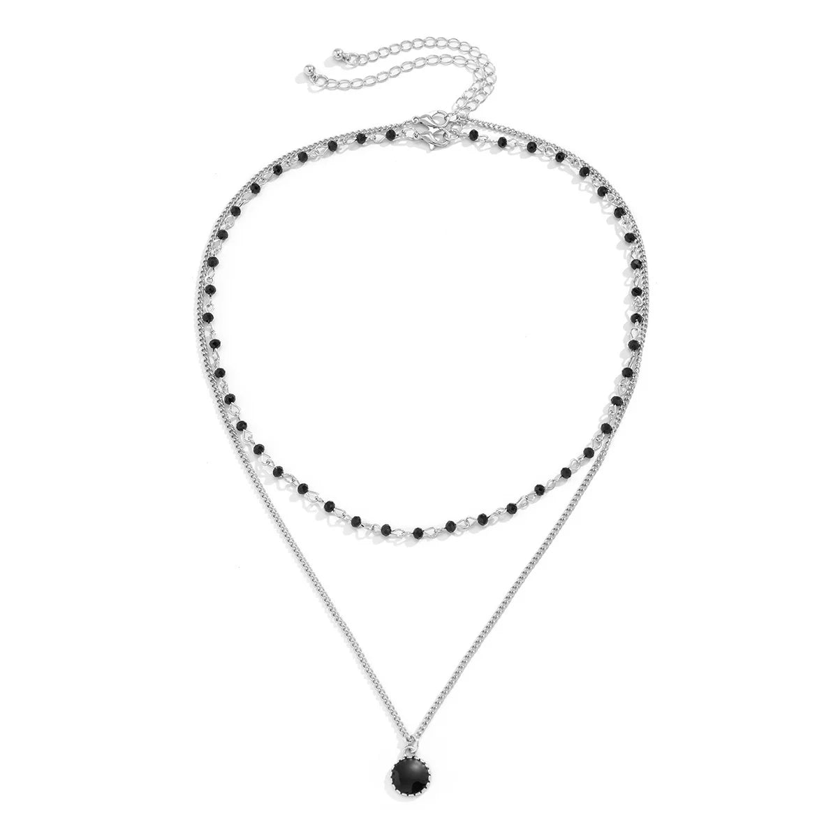 Echo Noir Duo Necklace