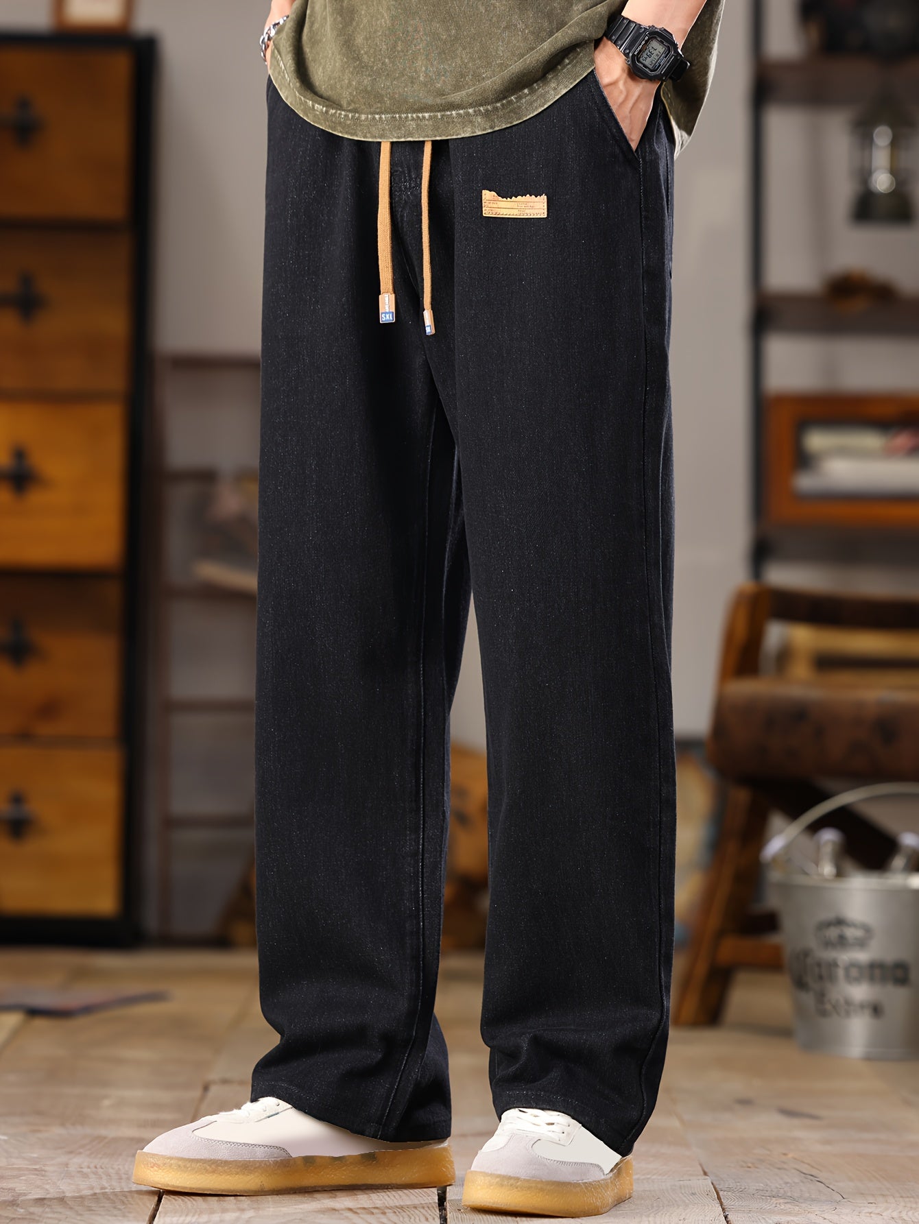 ComfortDraw Denim Trousers
