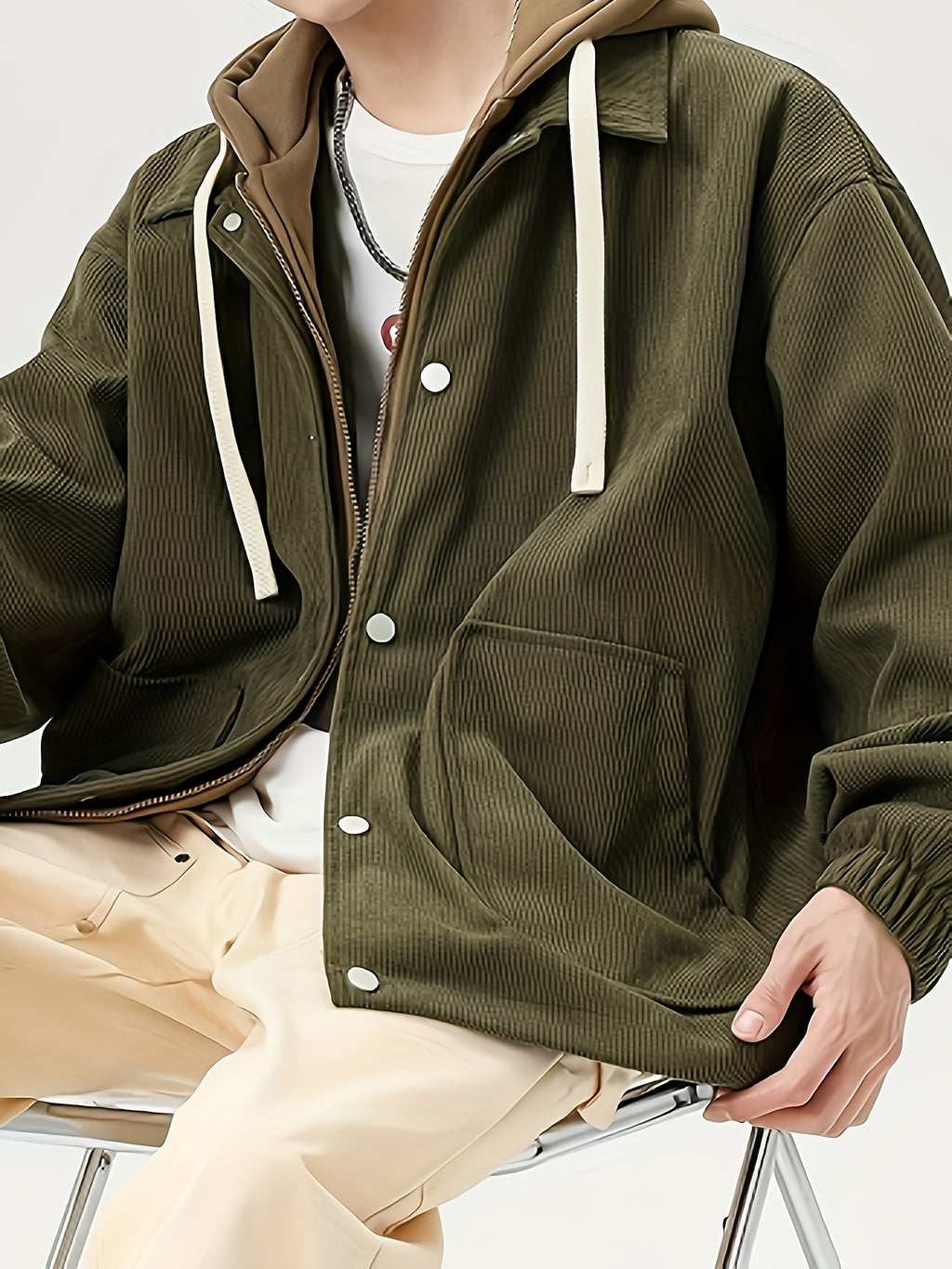 Giacca con Cappuccio Arden – Tessuto Premium