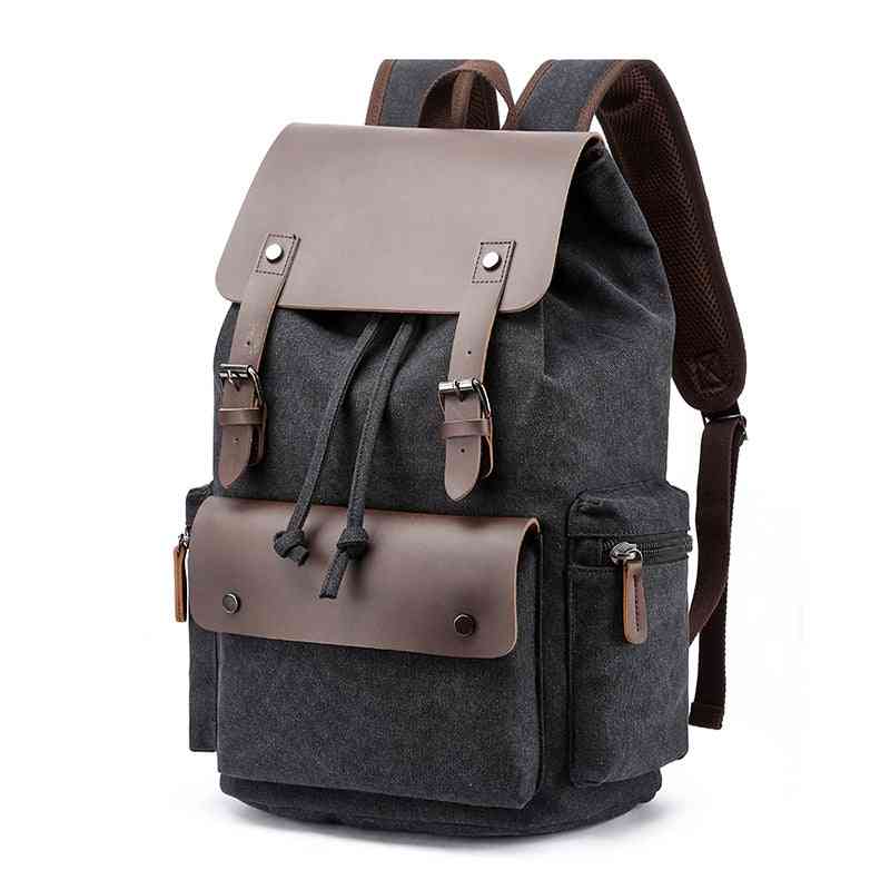 Heritage Canvas Backpack – Rugged Design for Daily Carry