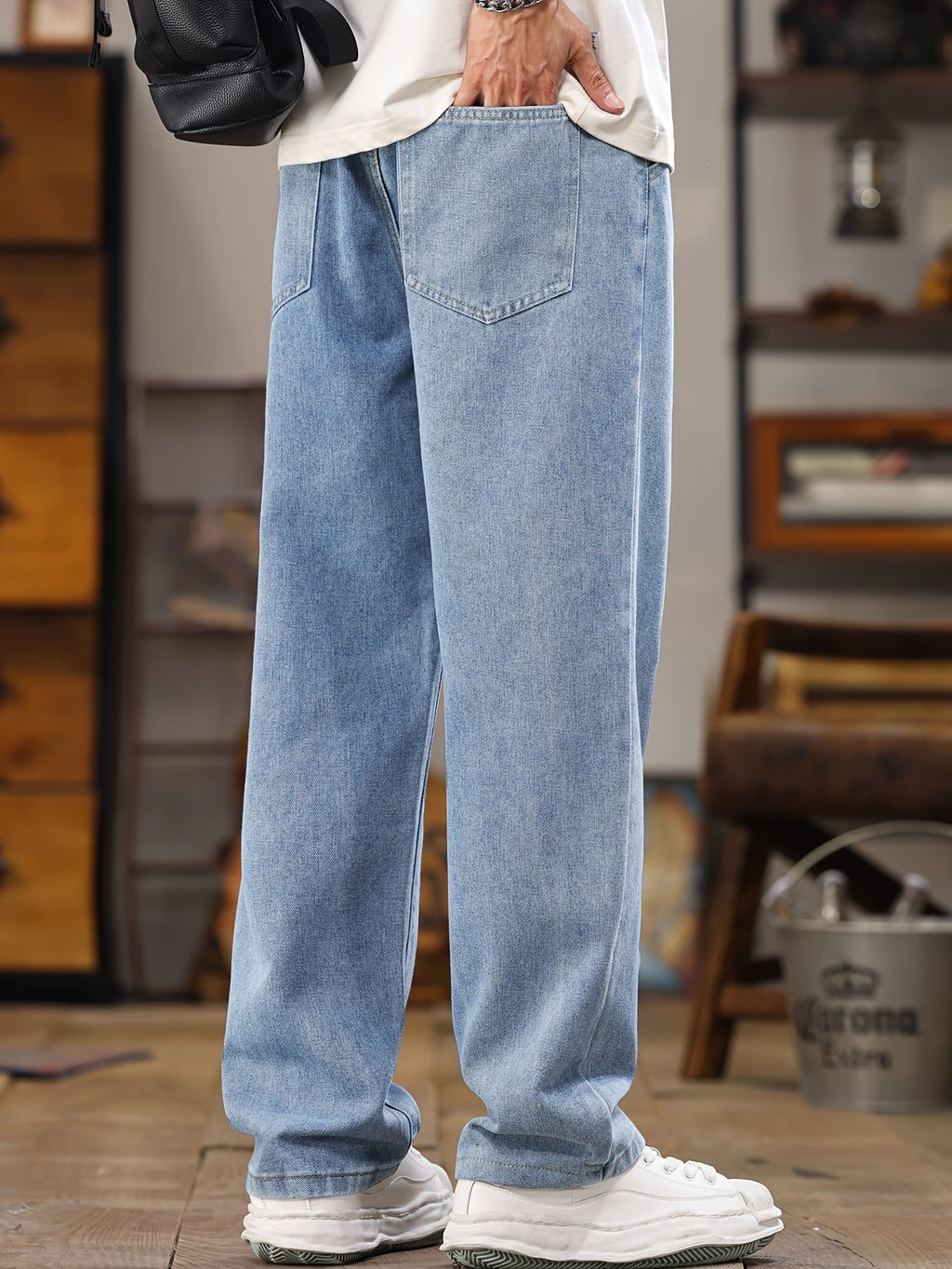 ComfortDraw Denim Trousers