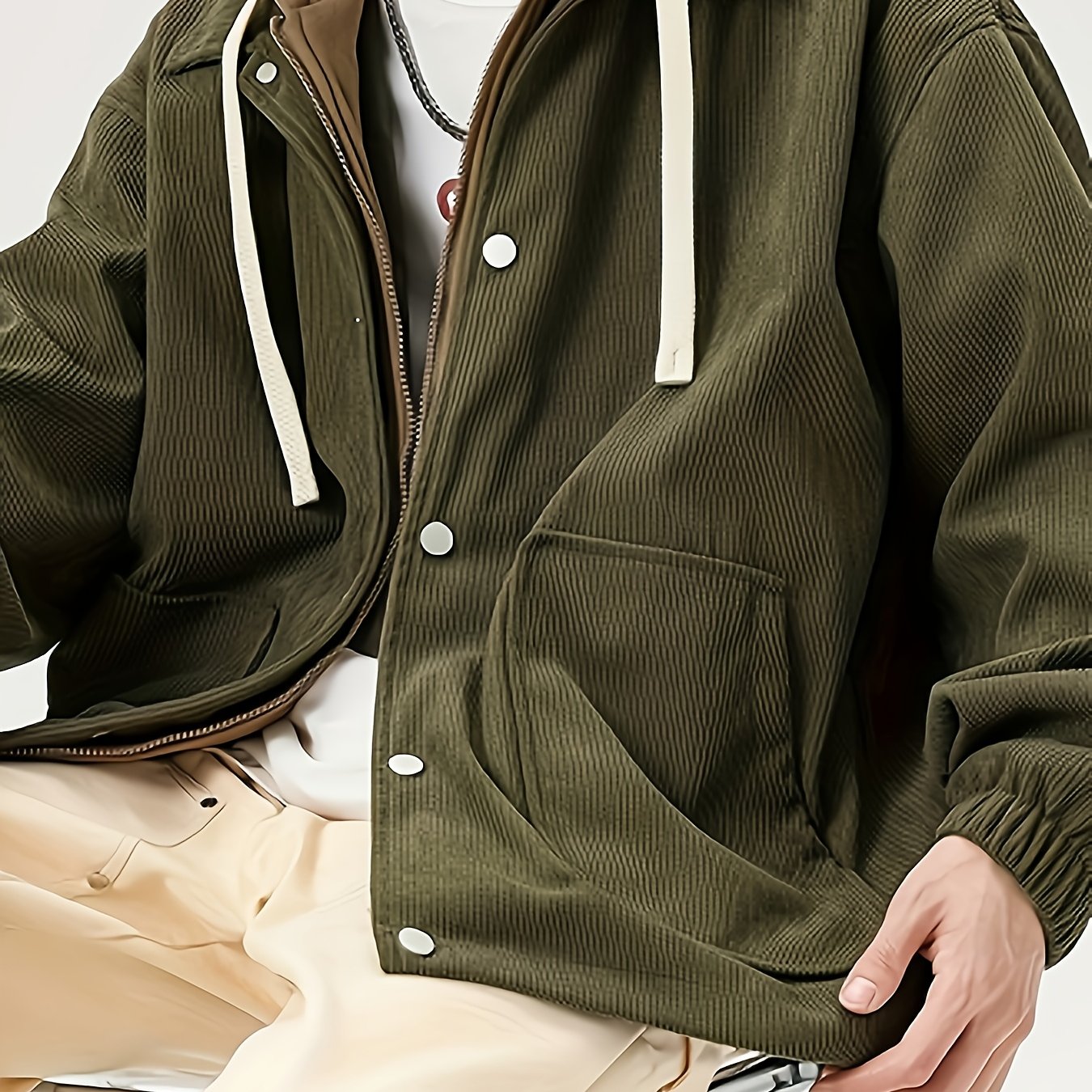 Giacca con Cappuccio Arden – Tessuto Premium