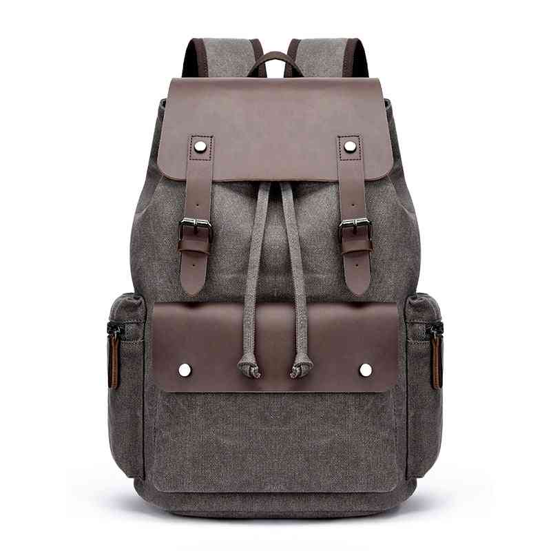 Heritage Canvas Backpack – Rugged Design for Daily Carry