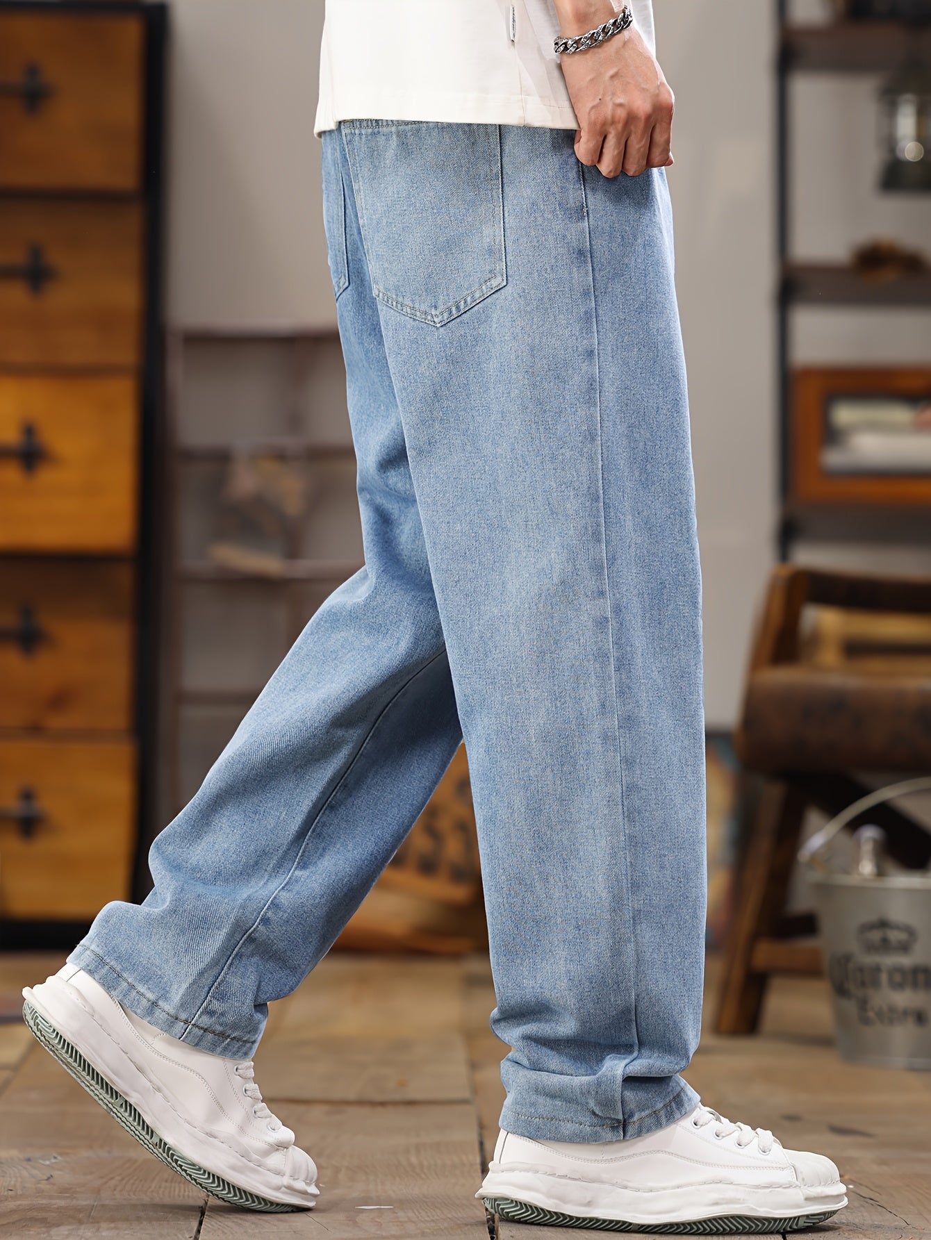 ComfortDraw Denim Trousers