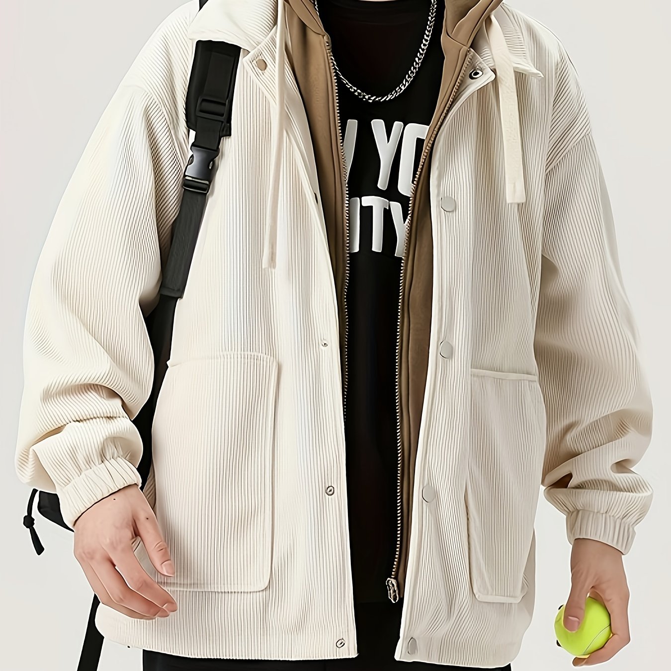 Giacca con Cappuccio Arden – Tessuto Premium