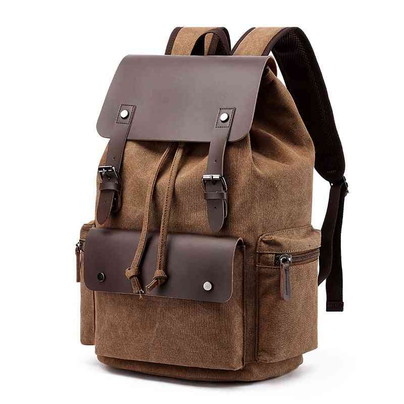 Heritage Canvas Backpack – Rugged Design for Daily Carry