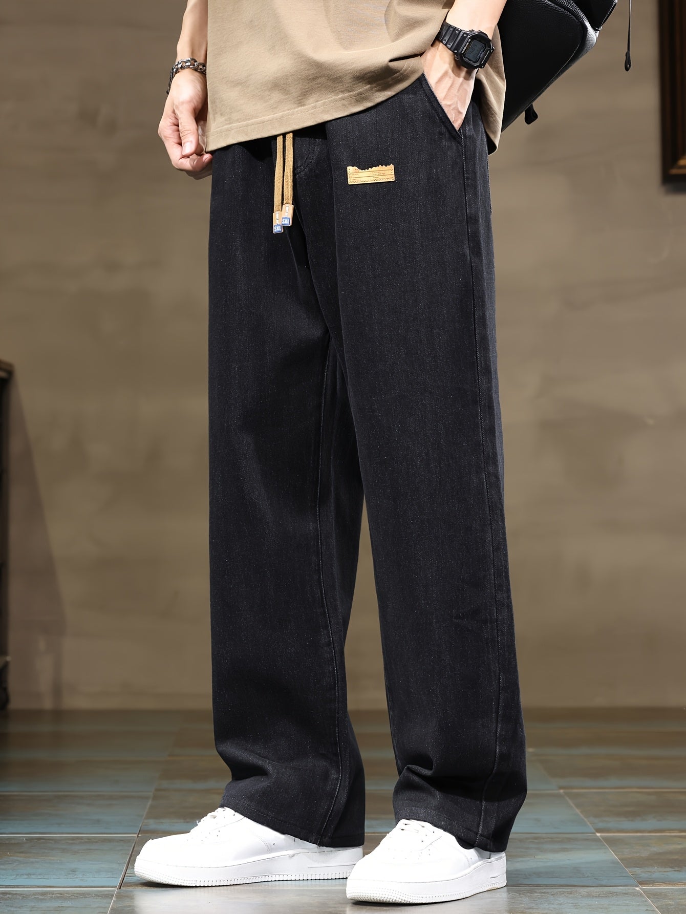 ComfortDraw Denim Trousers