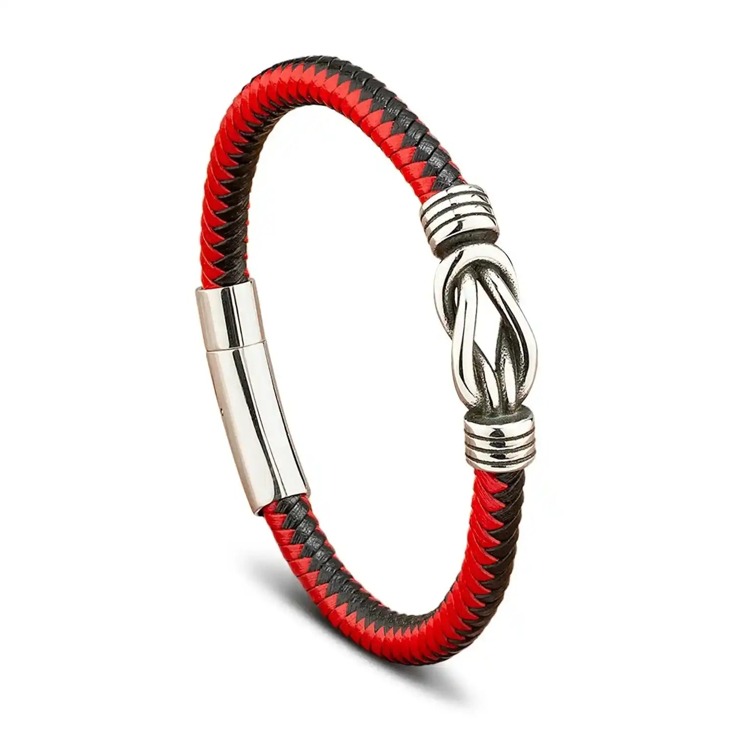
                  Bracciale Orion in Vera Pelle & Acciaio
                