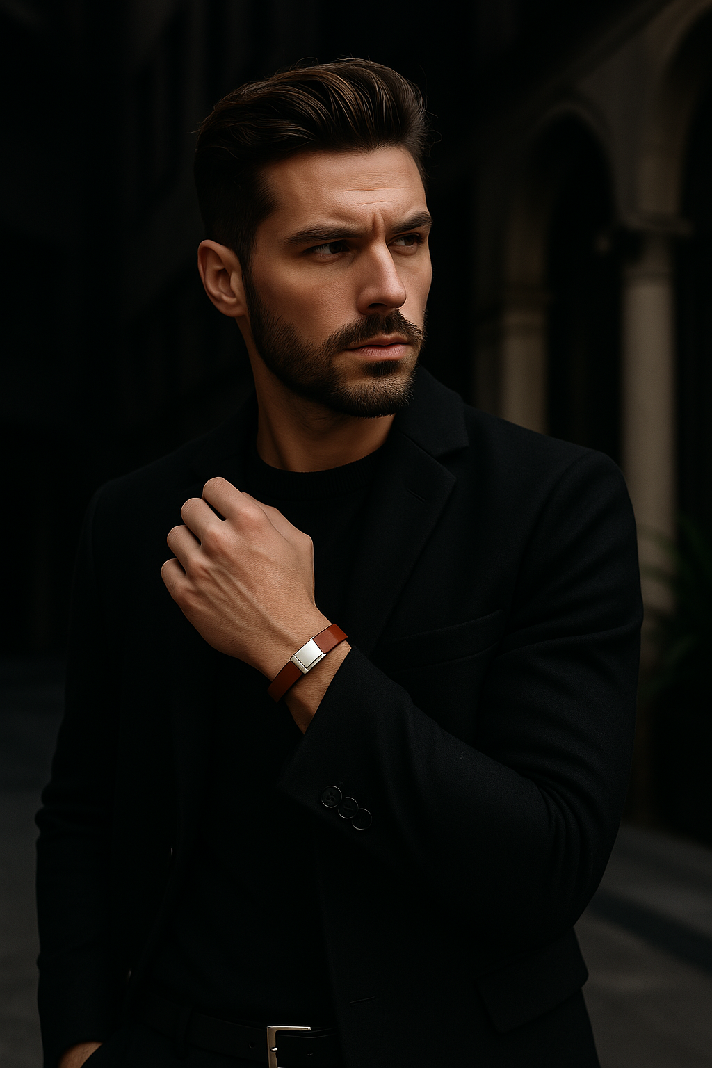 Bracelet en cuir Amalfi