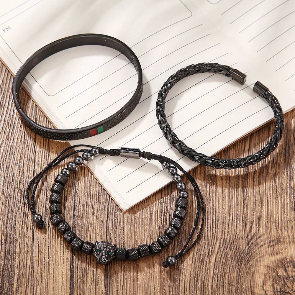 Black Panthera Bracelet – Forged in Premium Steel