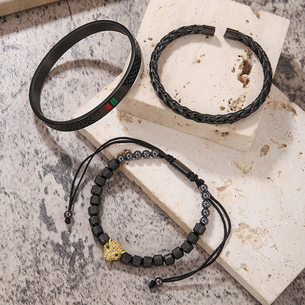 Black Panthera Bracelet – Forged in Premium Steel