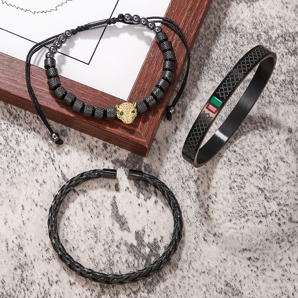 Black Panthera Bracelet – Forged in Premium Steel