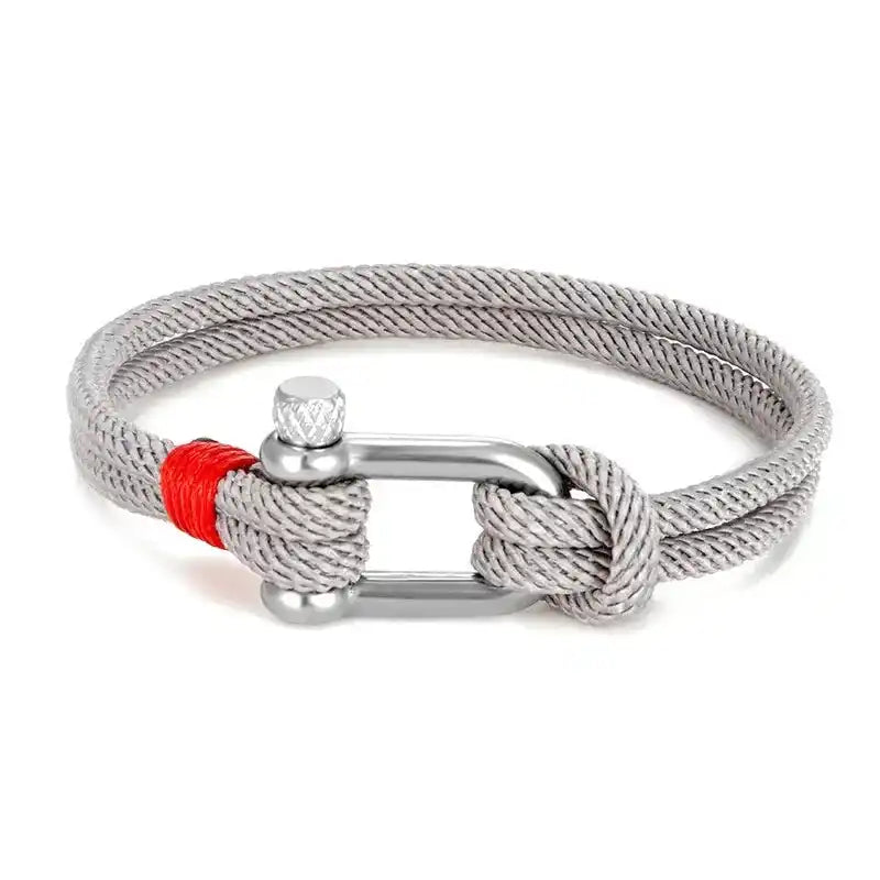 
                  Bracciale Siviglia in Acciaio Inossidabile e Corda
                