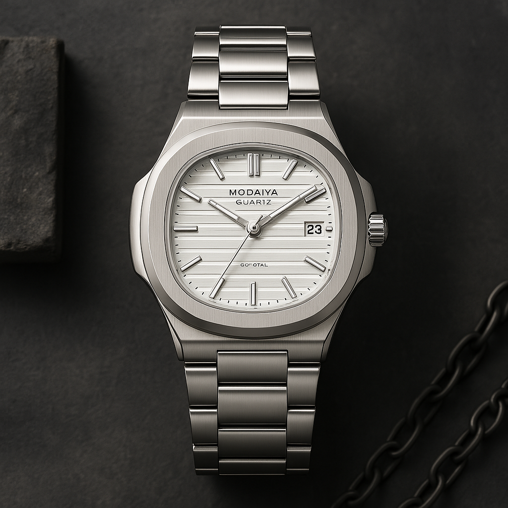 Mondaiya Steel Watch