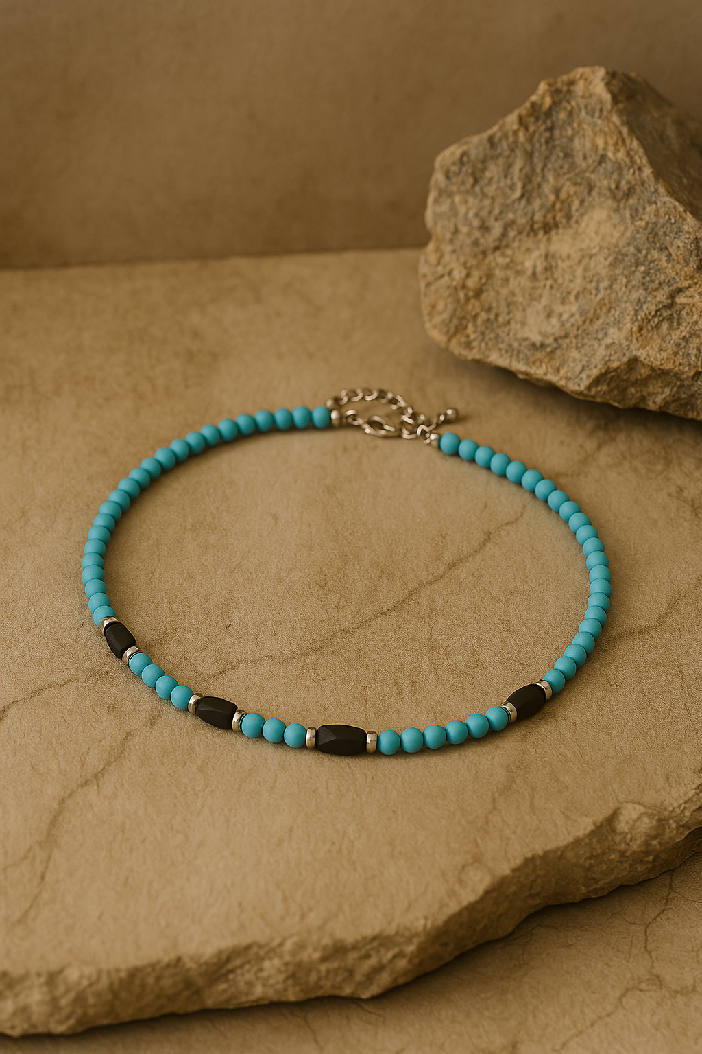 Collier Sienna en pierre