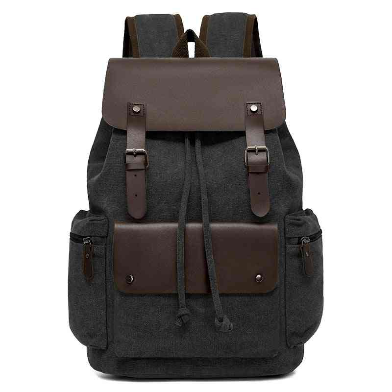 Heritage Canvas Backpack – Rugged Design for Daily Carry