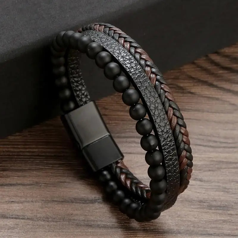 Bracelet en cuir Sparte