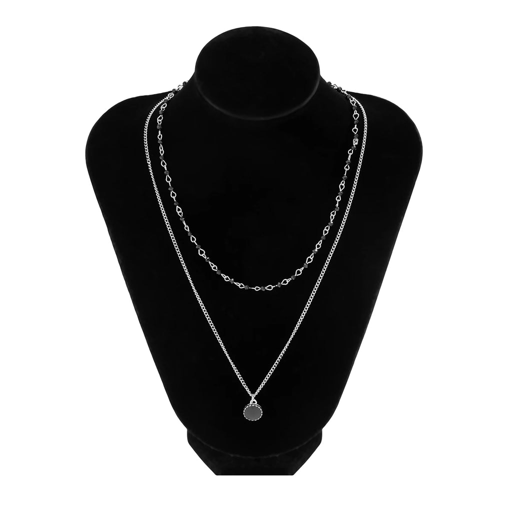 Collier Duo Echo Noir