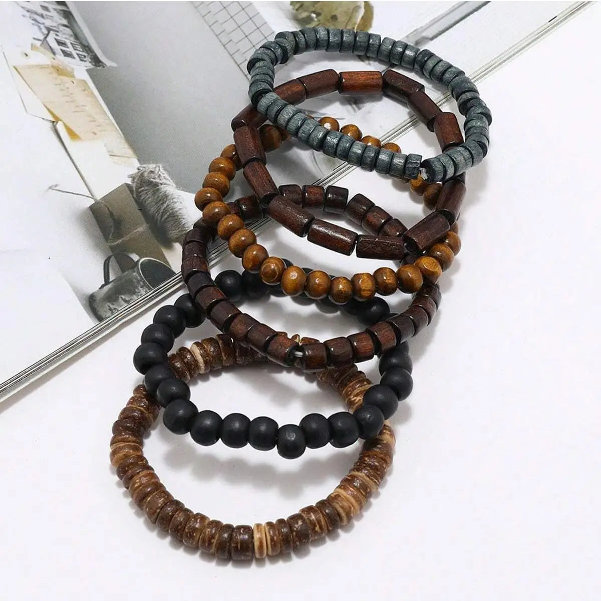 Atlas Wood Bracelet – Natural Masculine Identity