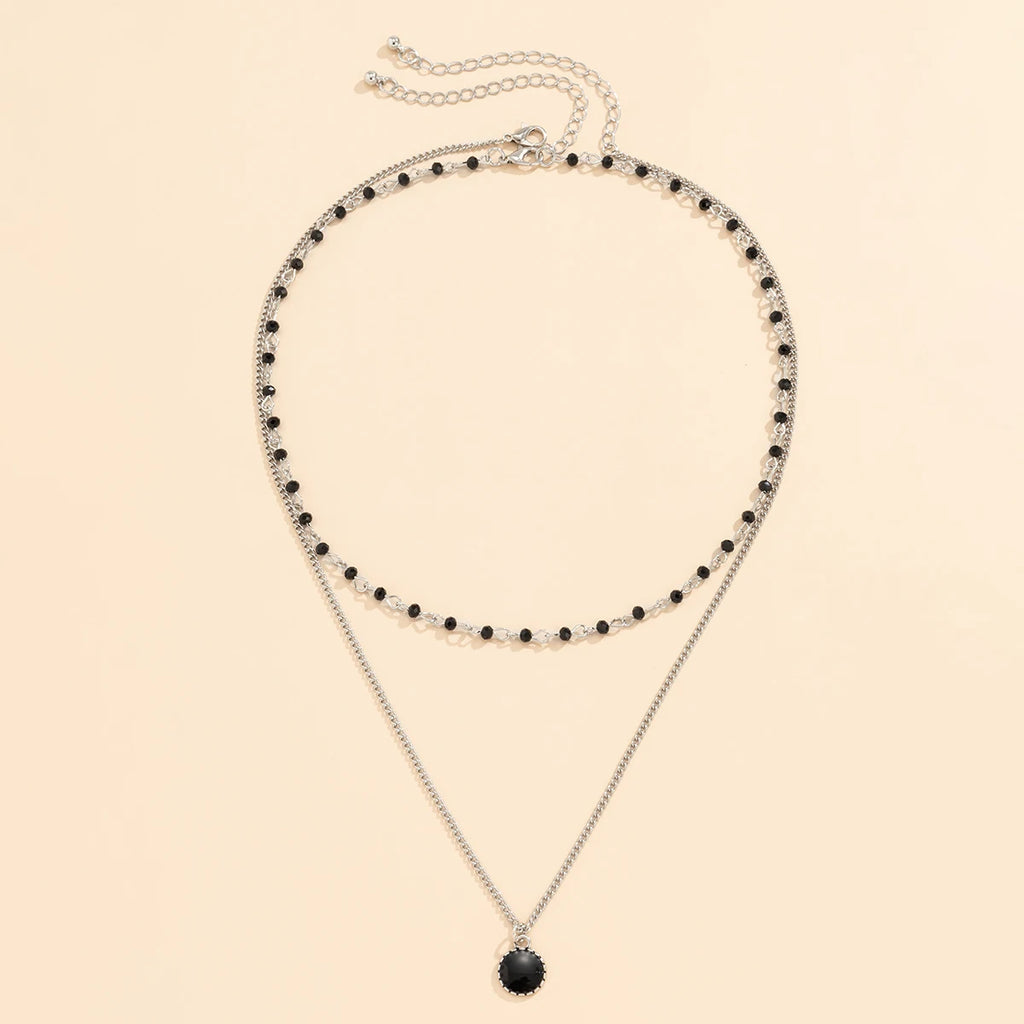 Collier Duo Echo Noir
