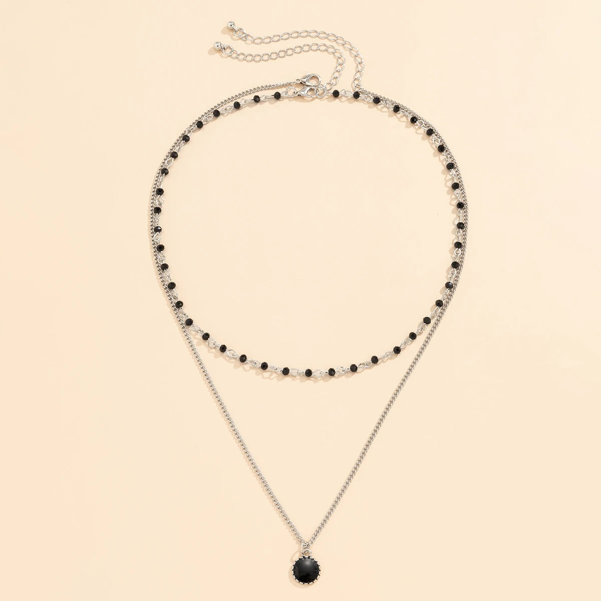 Collier Duo Echo Noir