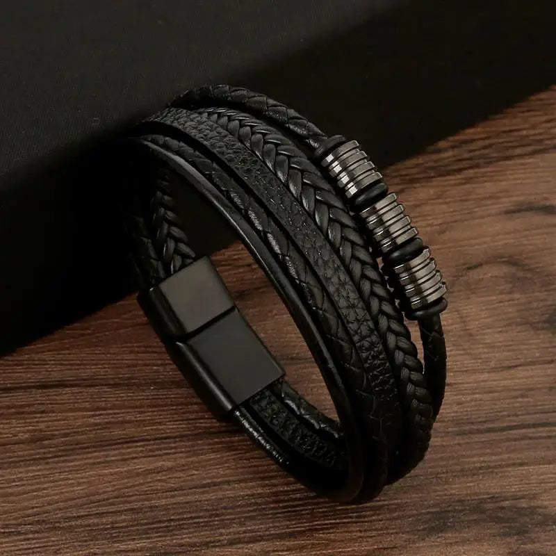 Bracelet en cuir Titan