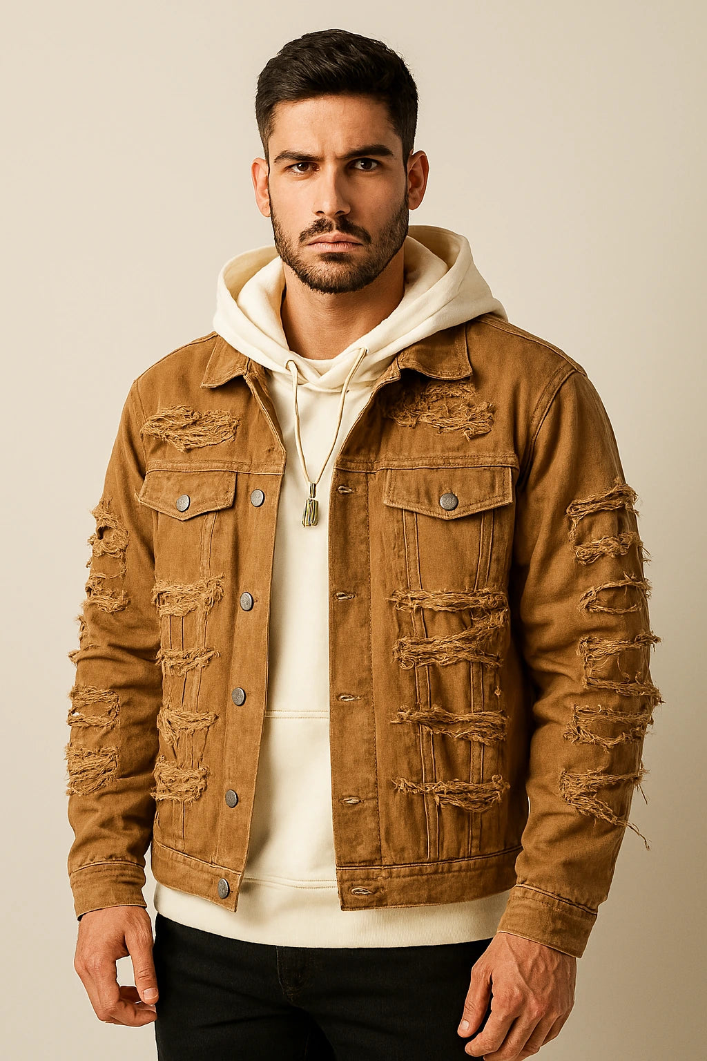 Veste à franges urbaines – Conçue pour l'expression de la rue