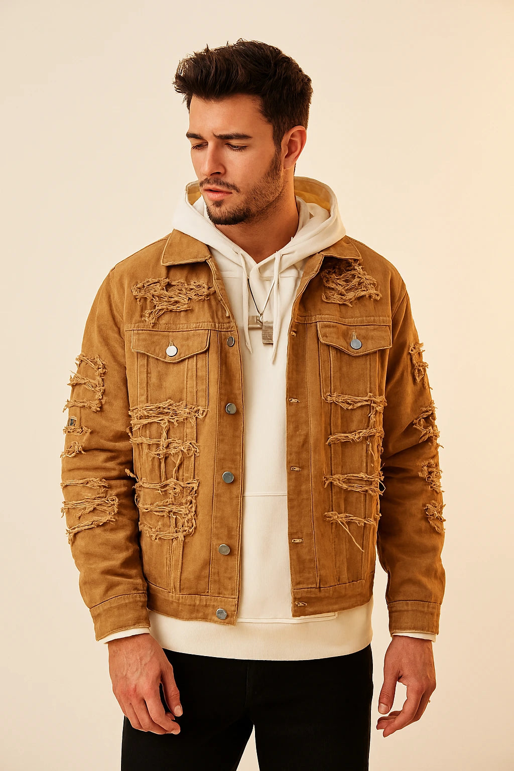 Veste à franges urbaines – Conçue pour l'expression de la rue