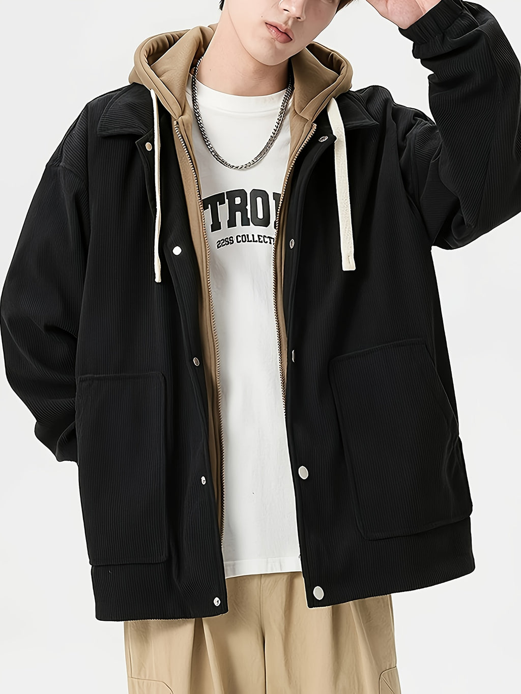 Giacca con Cappuccio Arden – Tessuto Premium