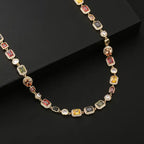 Collier de pierres précieuses Aurora