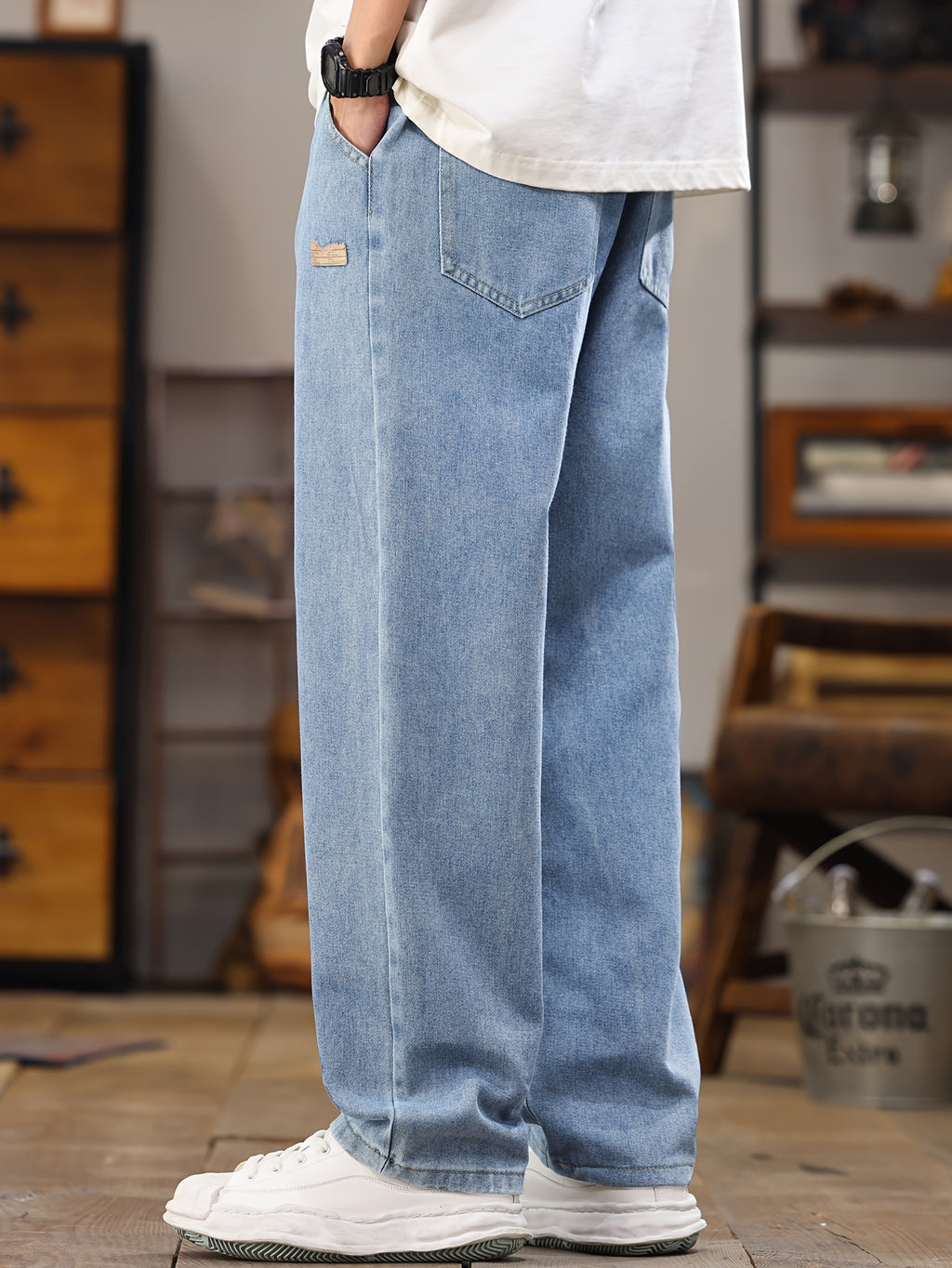 ComfortDraw Denim Trousers