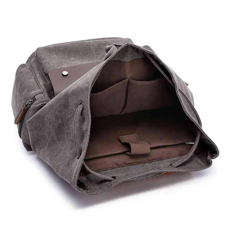 Heritage Canvas Backpack – Rugged Design for Daily Carry