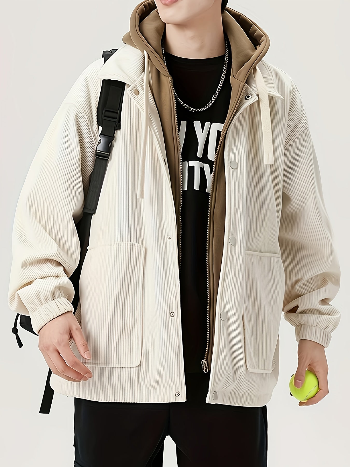 Giacca con Cappuccio Arden – Tessuto Premium