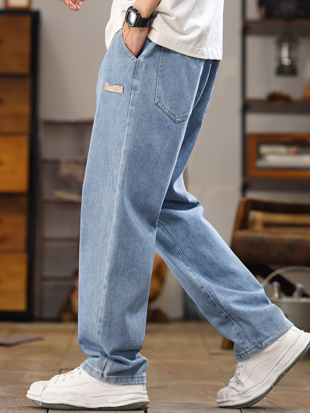 ComfortDraw Denim Trousers