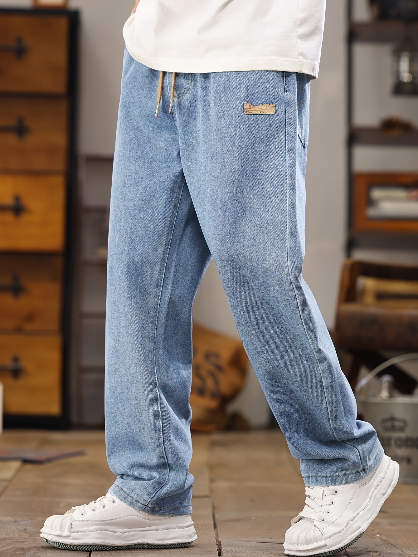 ComfortDraw Denim Trousers